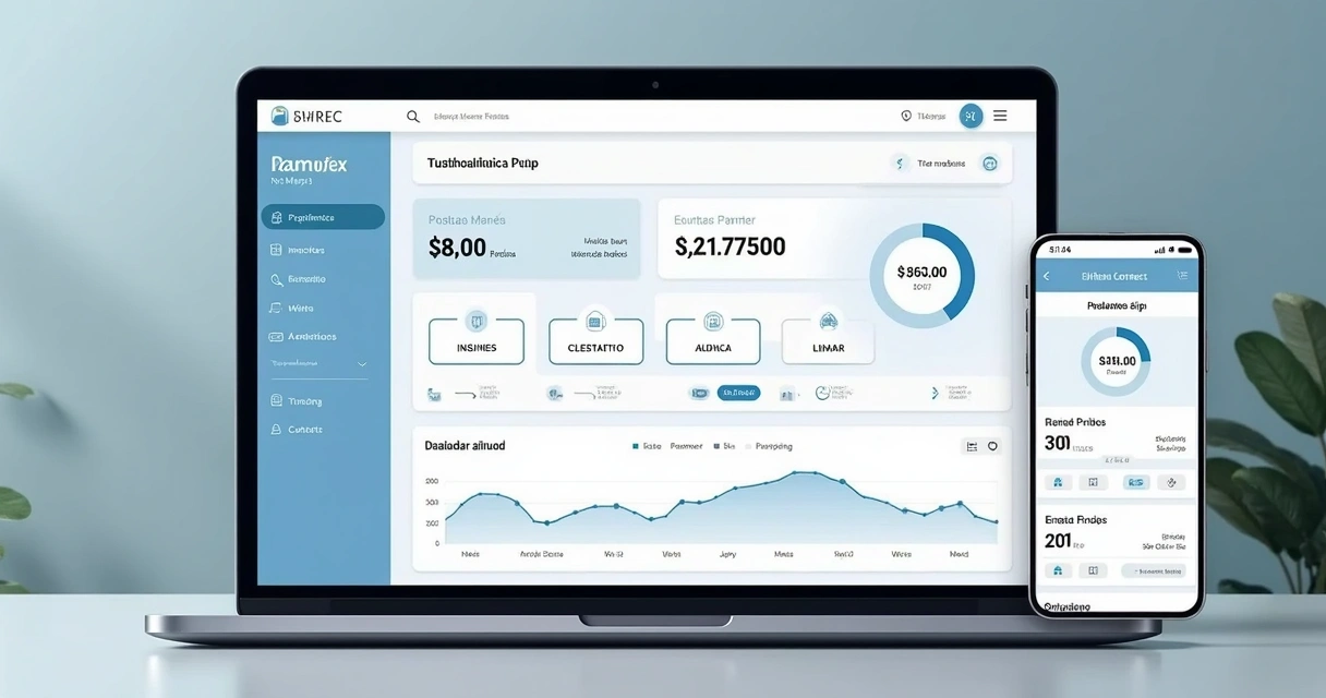 Tela da plataforma Piloto Imóveis mostrando cobrança automática e contratos digitais