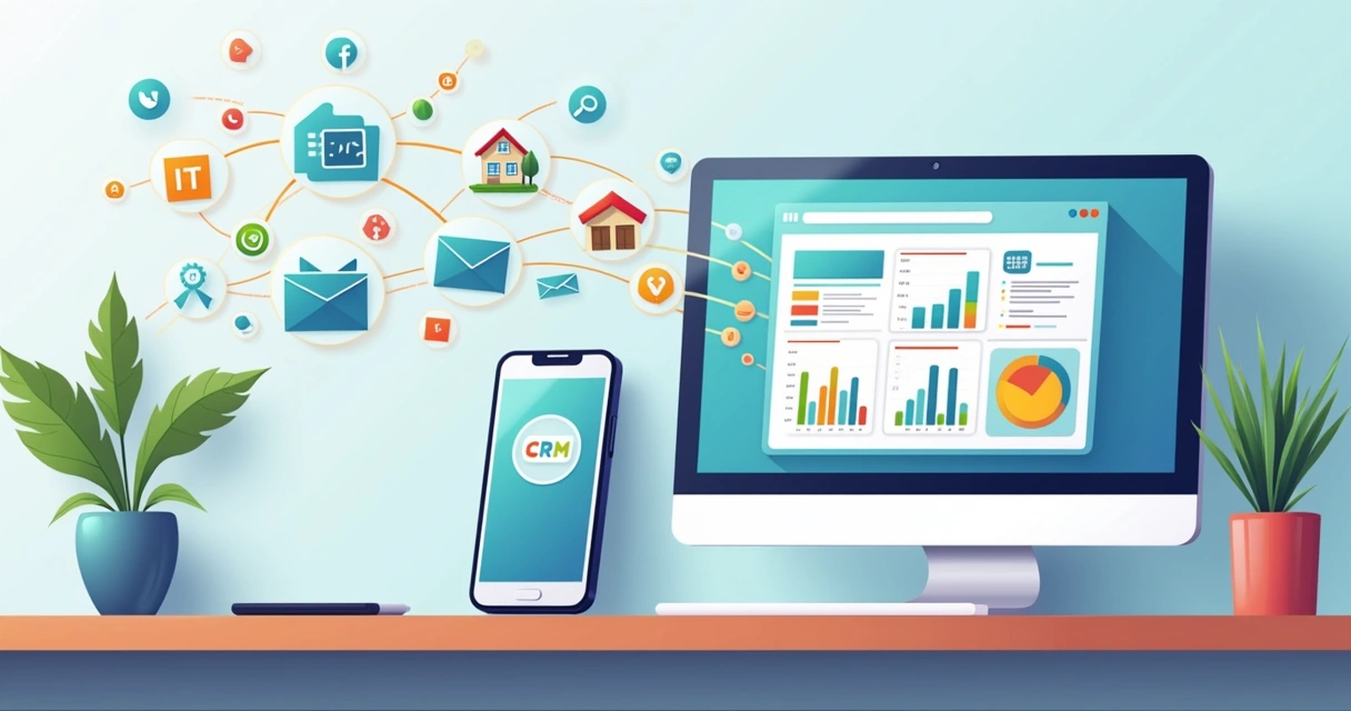 CRM imobiliário integrado a marketing digital 