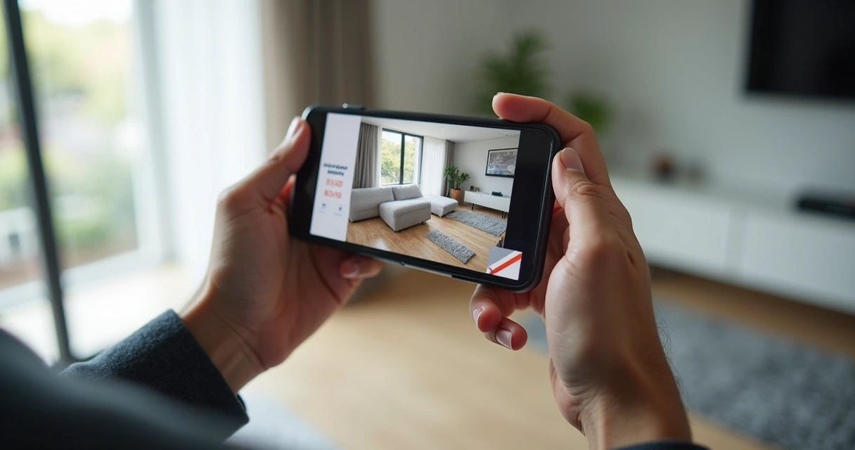 Processo de vistoria digital de apartamento por aplicativo