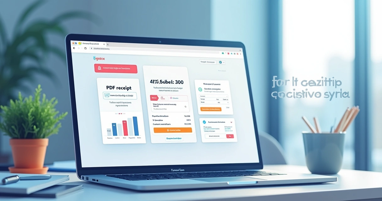 Portal online de inquilino mostrando boletos e histórico de pagamentos