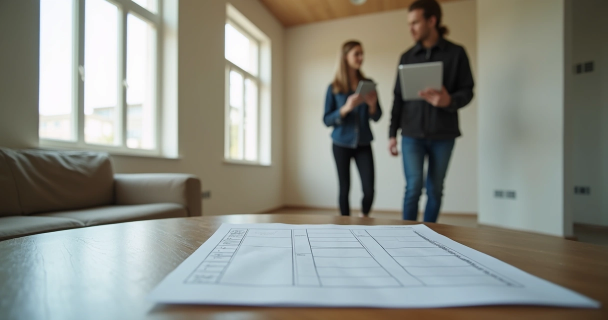 Vistoria detalhada de apartamento com checklist digital