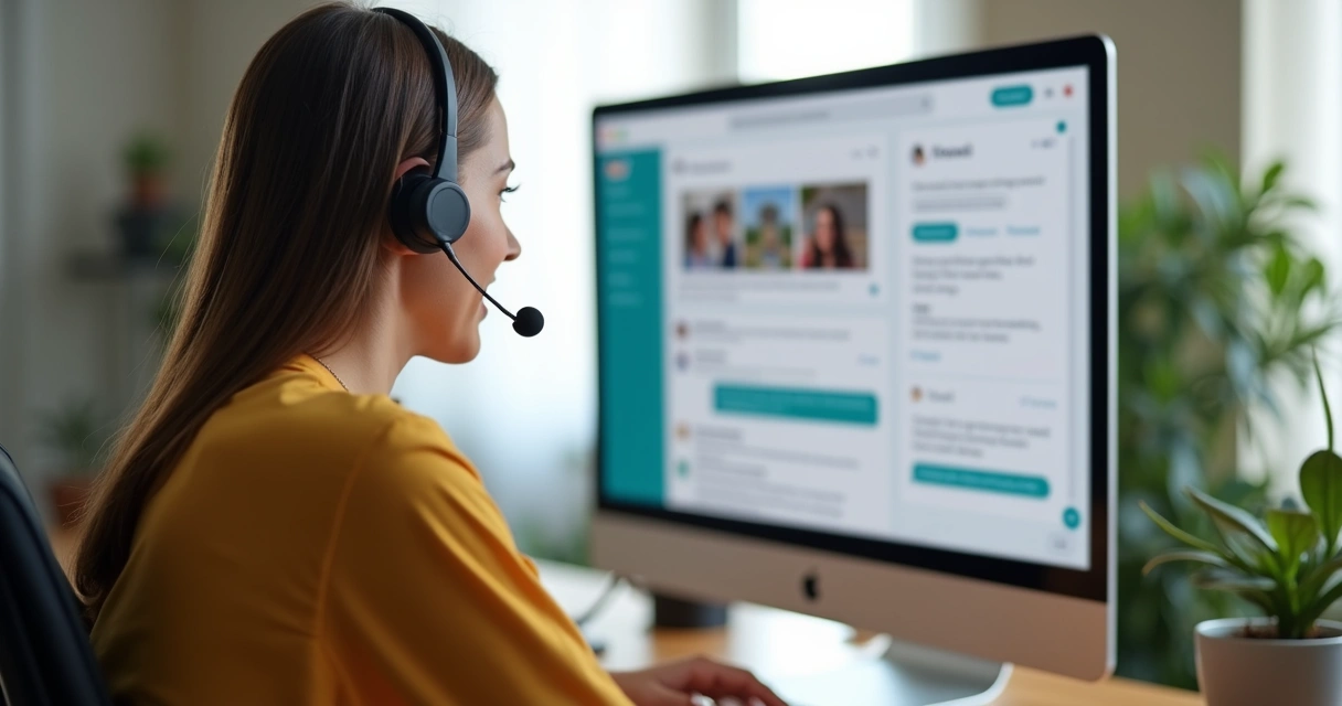 Atendimento humanizado em suporte técnico de plataforma SaaS. 