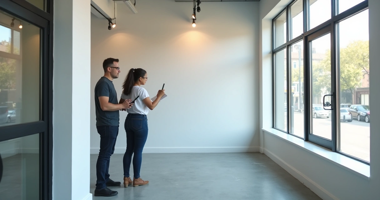 Vistoria em imóvel comercial antes da locação com fotos